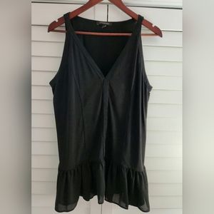 Banana republic black sleeveless top